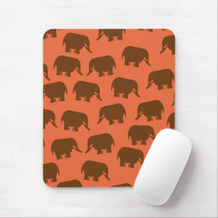 Indisches Elefantenmuster Mousepad