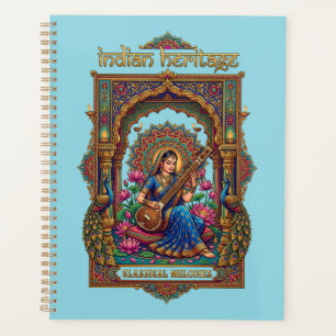 Indisches Erbe: Klassischer Musiker Veena-Kunst Planer