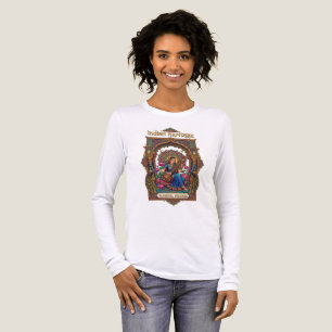 Indisches Erbe: Klassischer Musiker Veena-Kunst Tri-Blend Shirt