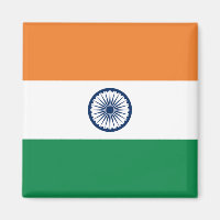Indisches Flaggenmagnet