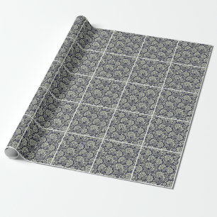 Indisches florales Grundmuster im Vintage-Design Geschenkpapier