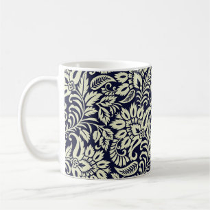 Indisches florales Grundmuster im Vintage-Stil Kaffeetasse