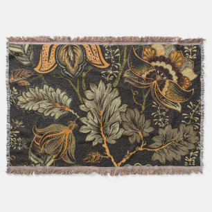 Indisches florales Paisley, nahtloses ethnisches M Decke
