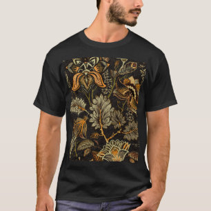 Indisches florales Paisley, nahtloses ethnisches M T-Shirt