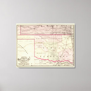 Indisches Gebiet Leinwanddruck