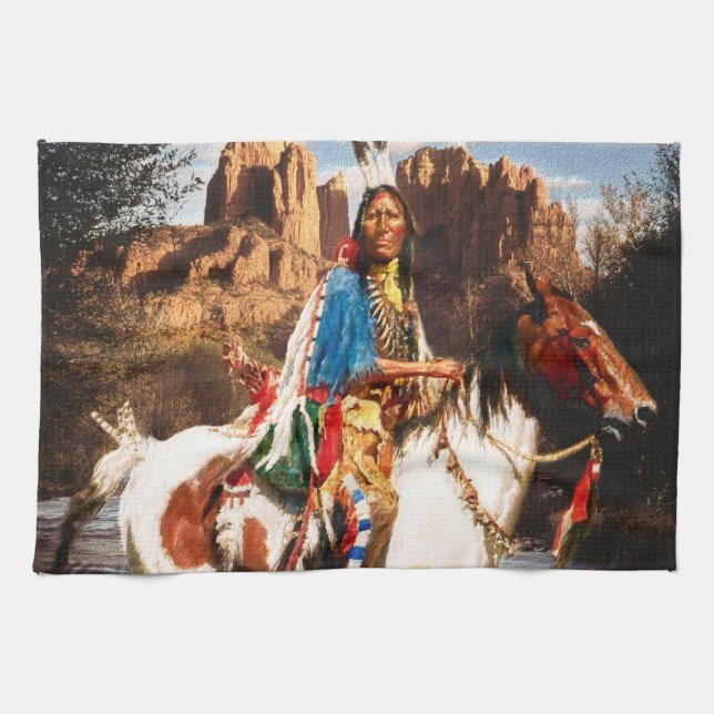 Indisches Geschirrtuch 1A (Horizontal)