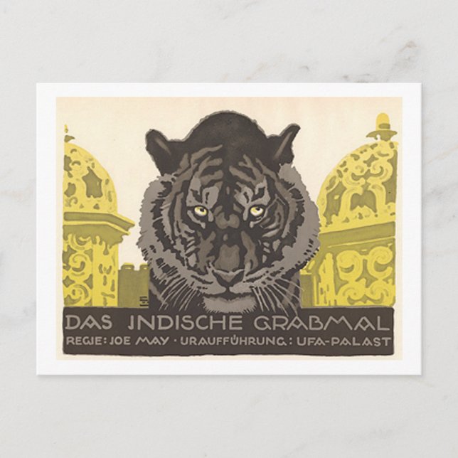 Indisches Grab Postkarte (Vorderseite)
