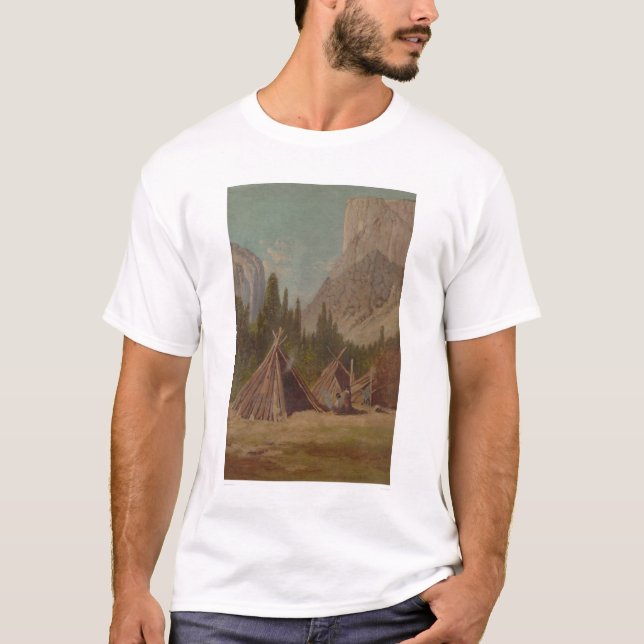 Indisches Lager in Yosemite-Tal (1189) T-Shirt (Vorderseite)