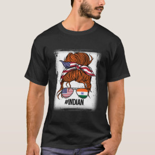 Indisches Mädchen Indische Wurzeln T-Shirt
