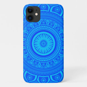 Indisches Mandala Blau Case-Mate iPhone Hülle