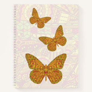 Indisches Monarch Spiralheft Notizbuch