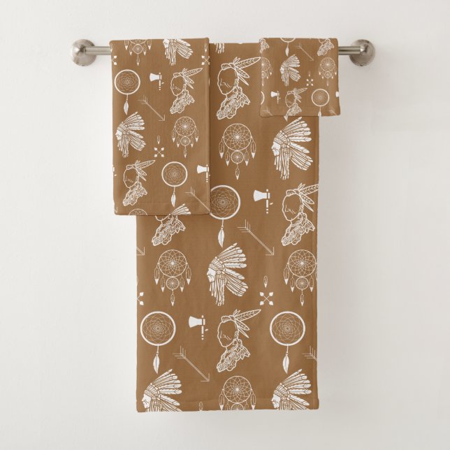 Indisches Muster Badhandtuch Set (Insitu)