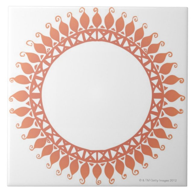 Indisches Muster Fliese (Vorderseite)