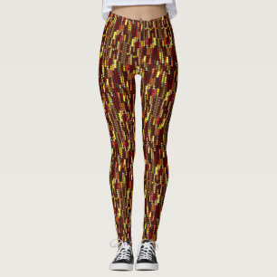 Indisches Muster für den Herbst Leggings