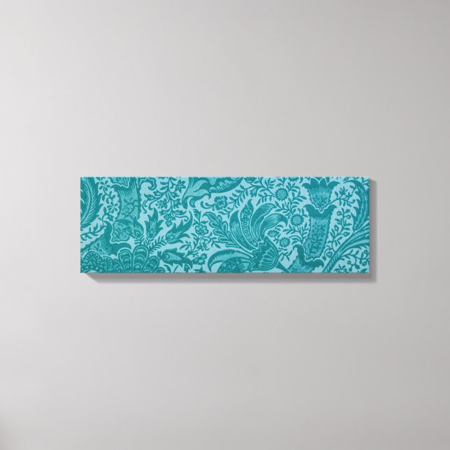 Indisches Muster (von William Morris) Leinwanddruck (Vorderseite)