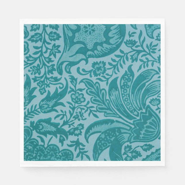 Indisches Muster (von William Morris) Napkins Serviette (Vorderseite)