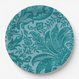 Indisches Muster (von William Morris) Papierplatte Pappteller