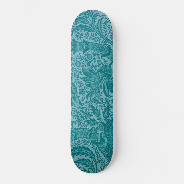 Indisches Muster (von William Morris) Skateboard (Vorderseite)