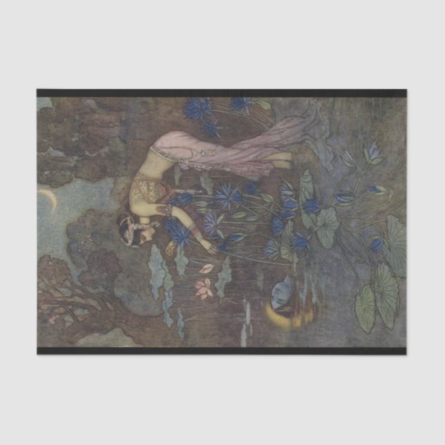 Indisches Mythos-und Legenden-Seidenpapier Seidenpapier (Vorderseite)