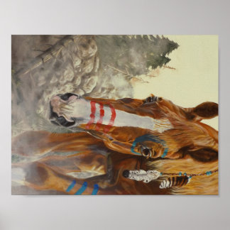 Indisches Pferd Poster