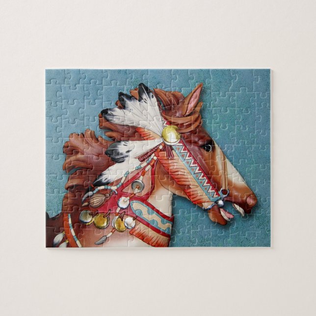 Indisches Pony-Kopfpuzzlespiel Puzzle (Horizontal)