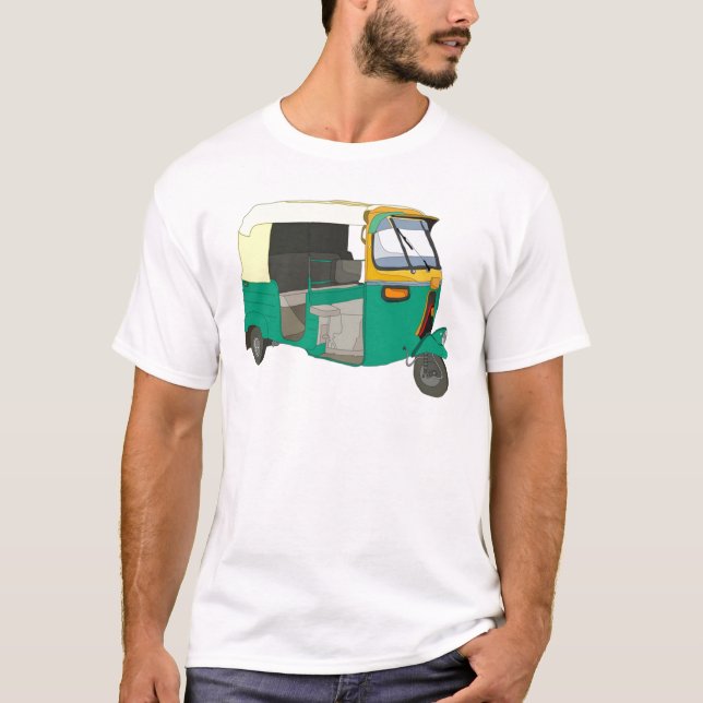 Indisches Rickshaw T-Shirt (Vorderseite)