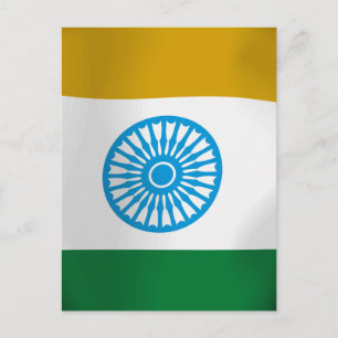 INDISCHES SCHIELD POSTKARTE