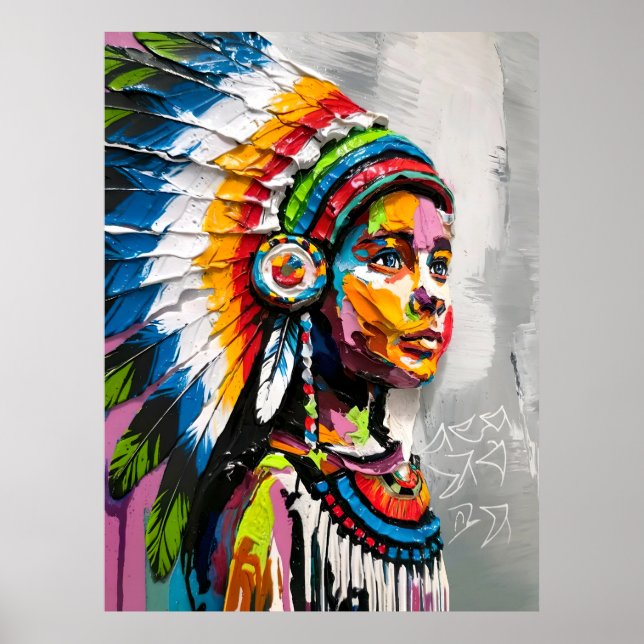 "Indisches Soul" Poster (Vorne)