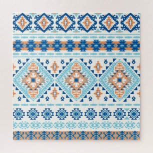 Indisches Stammes-Rug-Ornament Puzzle