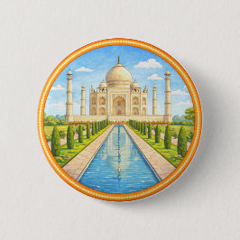 Indisches Taj Mahal Button