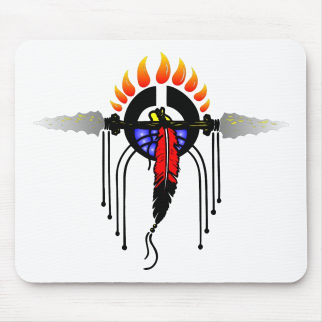 Indisches Totem Mousepad (Vorne)
