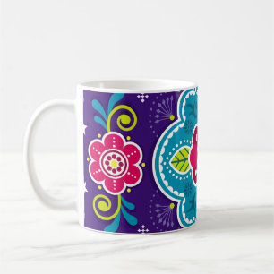 Indisches und pakistanisches LKW-Kunst nahtloses M Kaffeetasse
