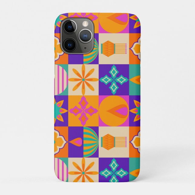 Indisches Volkskunstmuster-Design – Traditionell  Case-Mate iPhone Hülle (Rückseite)