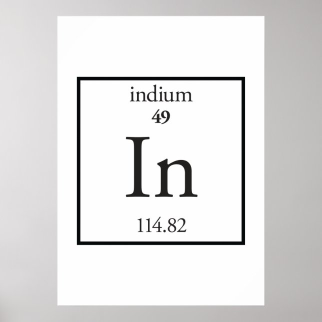 Indium Poster (Vorne)