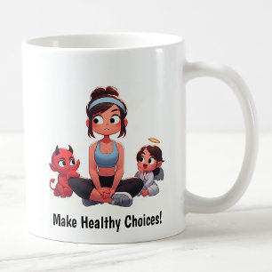 Individualisierbare Engel-Fitness-Tasse Kaffeetasse