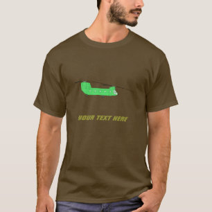 Individualisierbarer Flying CH-47 Chinook Transpor T-Shirt
