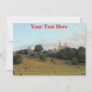 Individualisierbarer Greenwich Park, London Card
