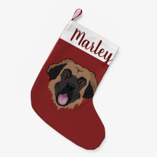 Individualisierbarer Leonberger Kleiner Weihnachtsstrumpf