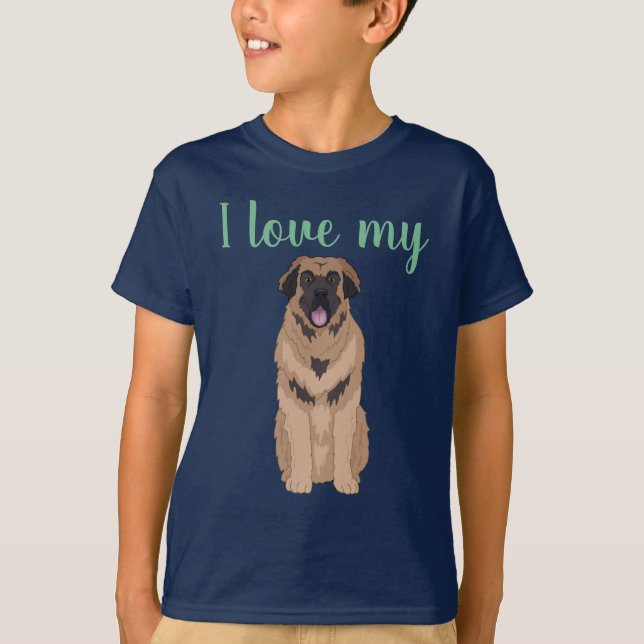 Individualisierbarer Leonberger T-Shirt (Vorderseite)