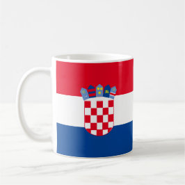 Individualisierbarer Mein Herz gehört Kroatien Bec Kaffeetasse