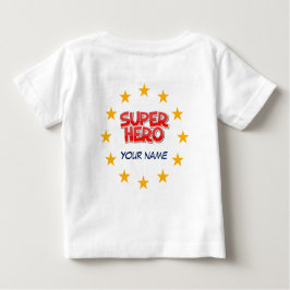 Individualisierbarer Superheld Baby T-shirt