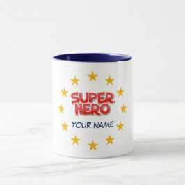Individualisierbarer Superheld Tasse