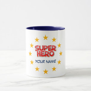 Individualisierbarer Superheld Tasse