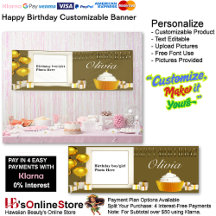 individualisierbares Happy Birthday Banner 5