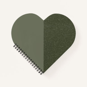 Individualisierbares Heart Spiral Notebook Notizbuch