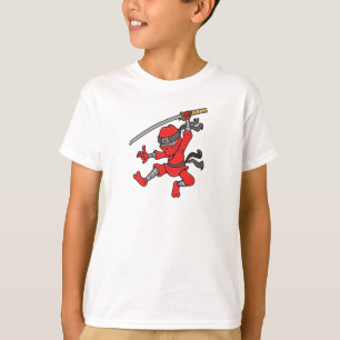 Individualisierbares Jumping Ninja Design T-Shirt