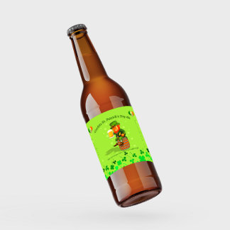 Individualisieren Sie Ihre St. Patrick's Day Ale i Bierflaschenetikett
