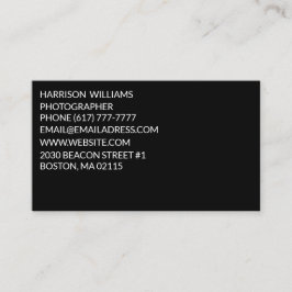 Individualisieren Sie minimalistisch elegantes Sch Visitenkarte