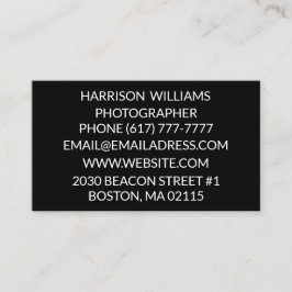 Individualisieren Sie minimalistisch elegantes Sch Visitenkarte