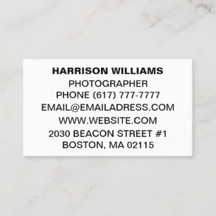 Individualisieren Sie minimalistisch elegantes Sch Visitenkarte